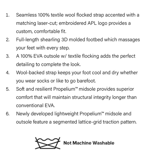 APL Athletic Propulsion Lab Shearling slides.
NWT New with tags. Ice blue size 9 - Picture 6 of 9